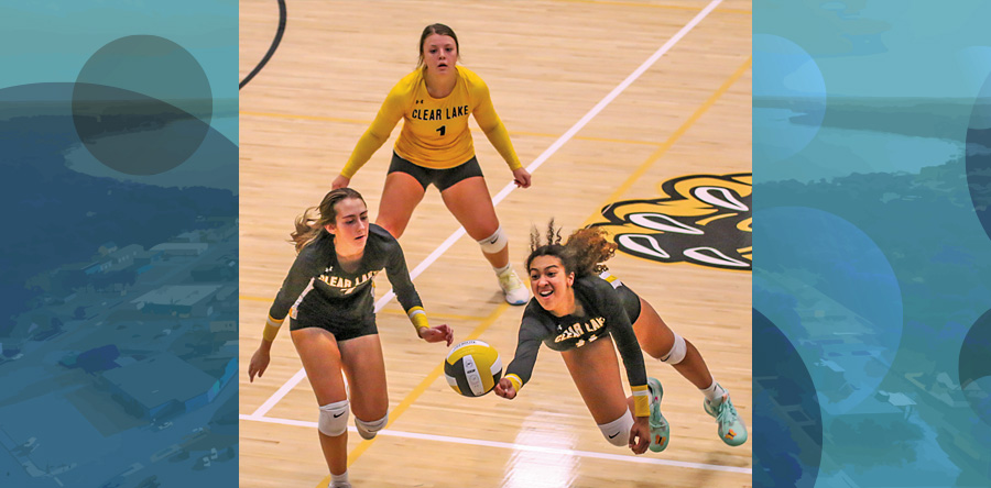 Strong C-G-D team blanks volleyball team