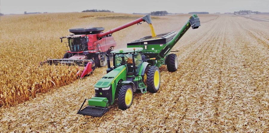 Local farming community unites to complete harvest