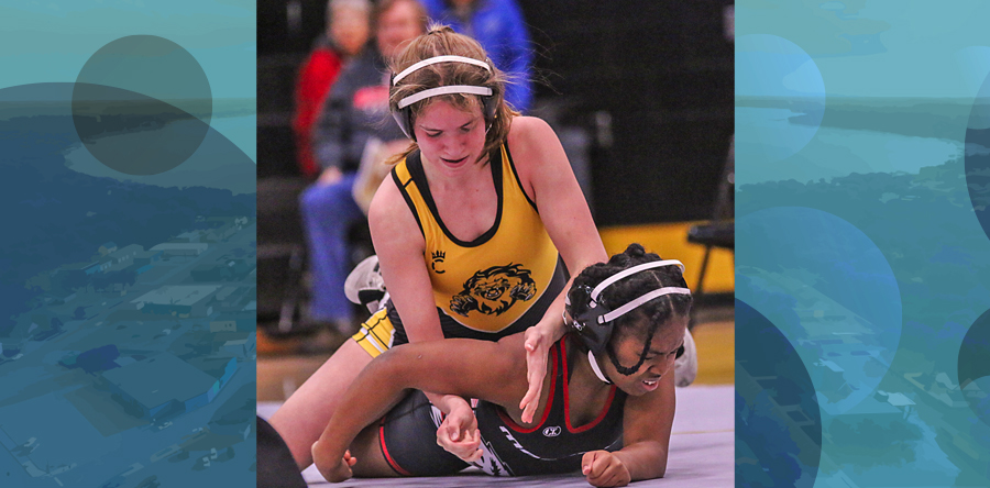 Girls wrestling team has busy week; Hippen claims a championship