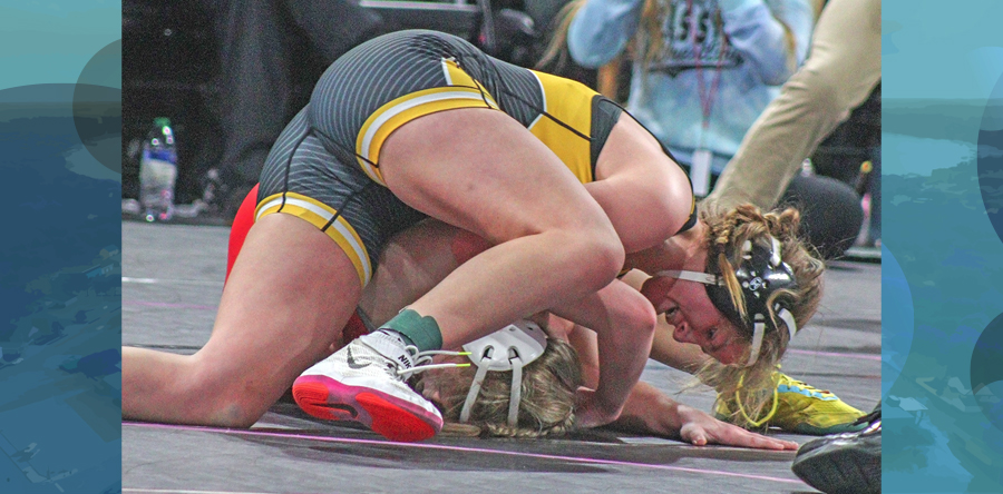 Fausnaugh leaves it all on the mat at inaugral girls State wrestling tourney