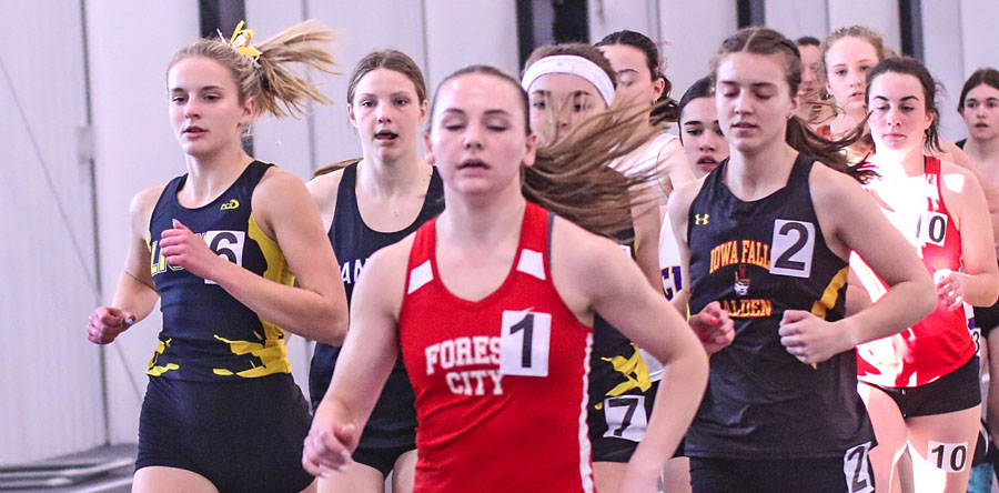 Critical races help the girls to win title by one-point