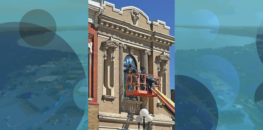 Restoration nears completion on iconic downtown building