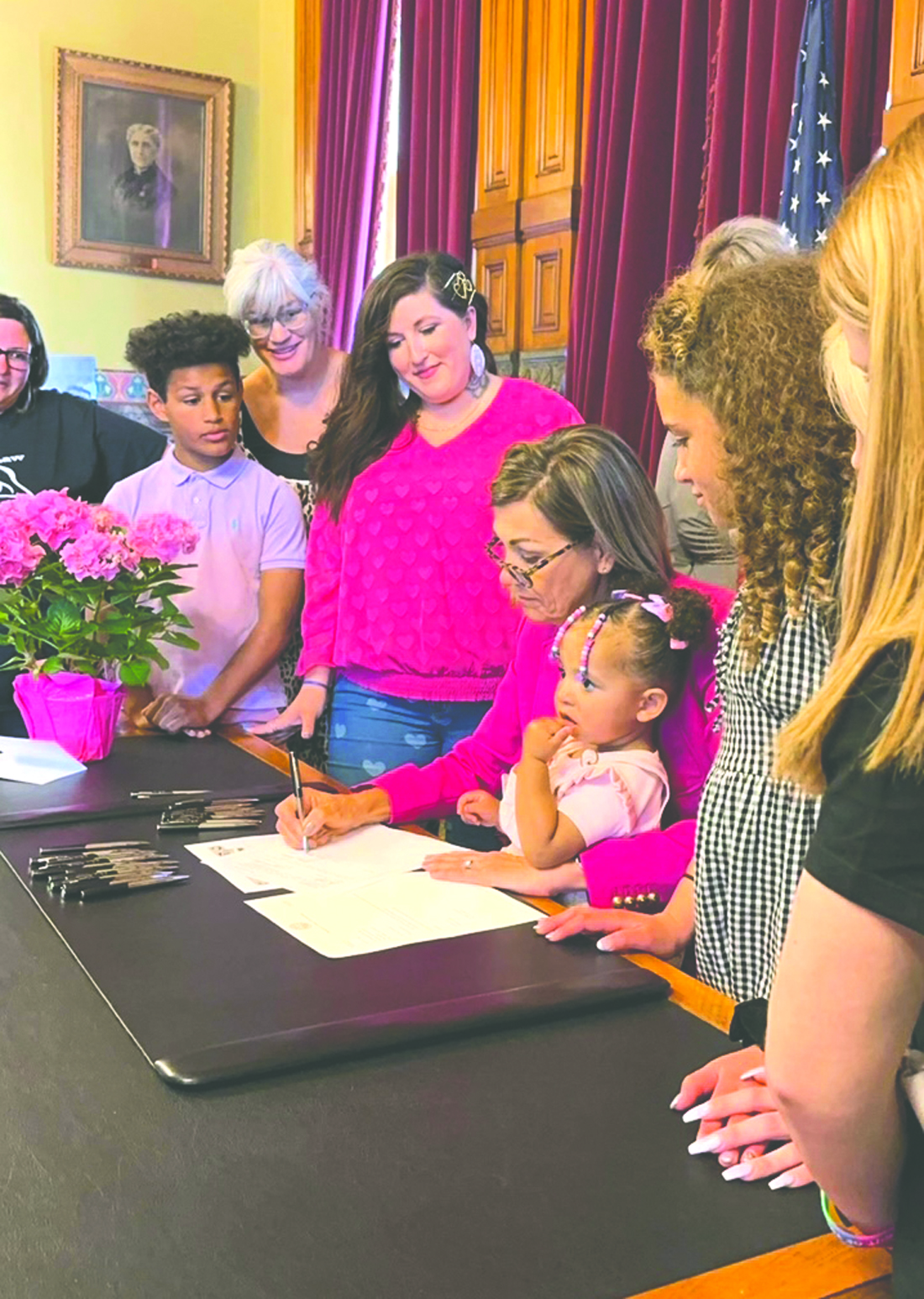 Clear Lake woman helps unborn children now protected against domestic abuse