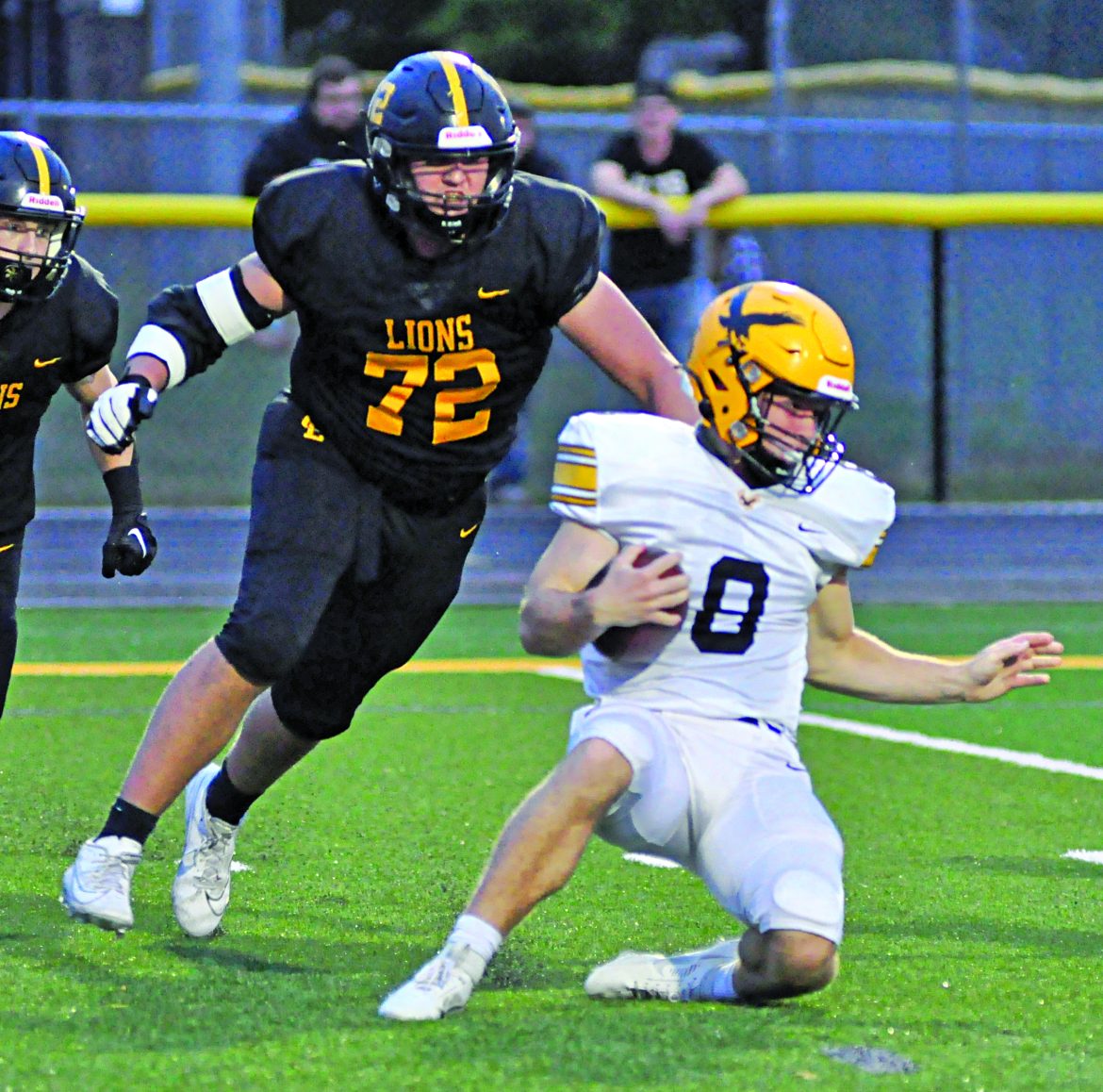 Lions outlast Go-Hawks in 3-pt victory