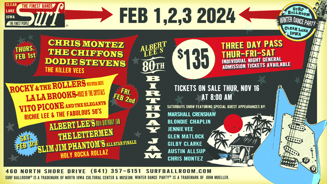 Entertainment lineup announced for Winter Dance Party