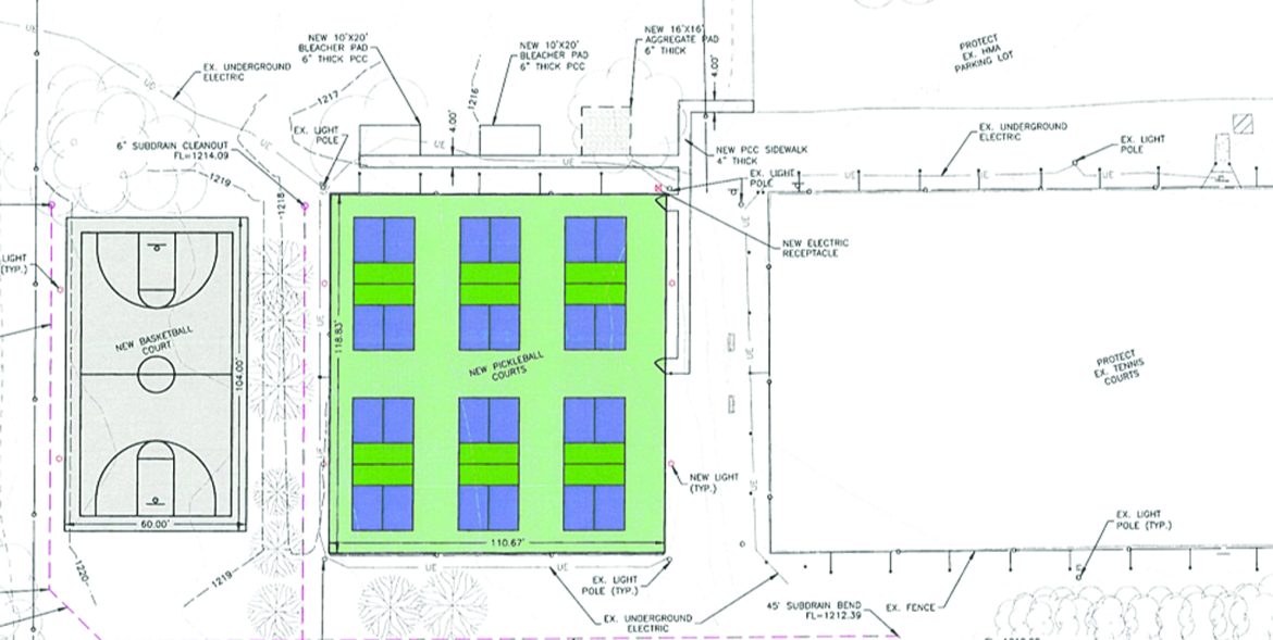 Plans for six new pickleball courts underway