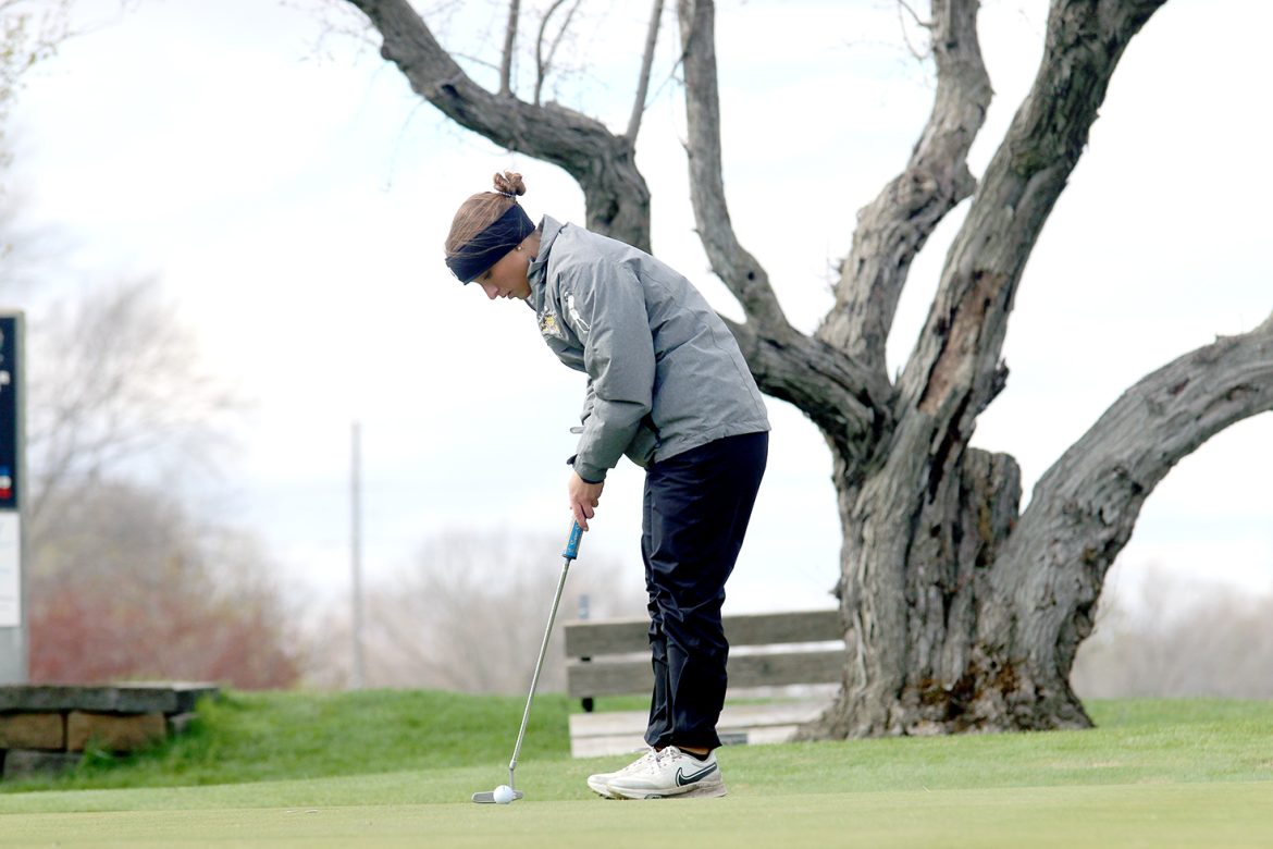 Lion girls face wind, cold but shoot well