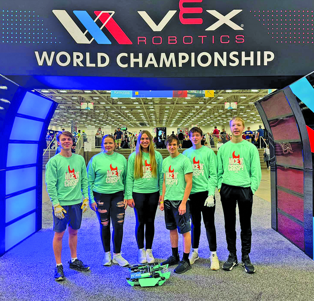 Local club competing on a global stage at VEX Robotics Worlds Competition