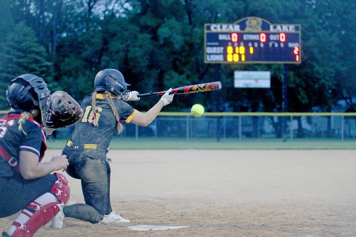 Softball home opener hits lightning delay