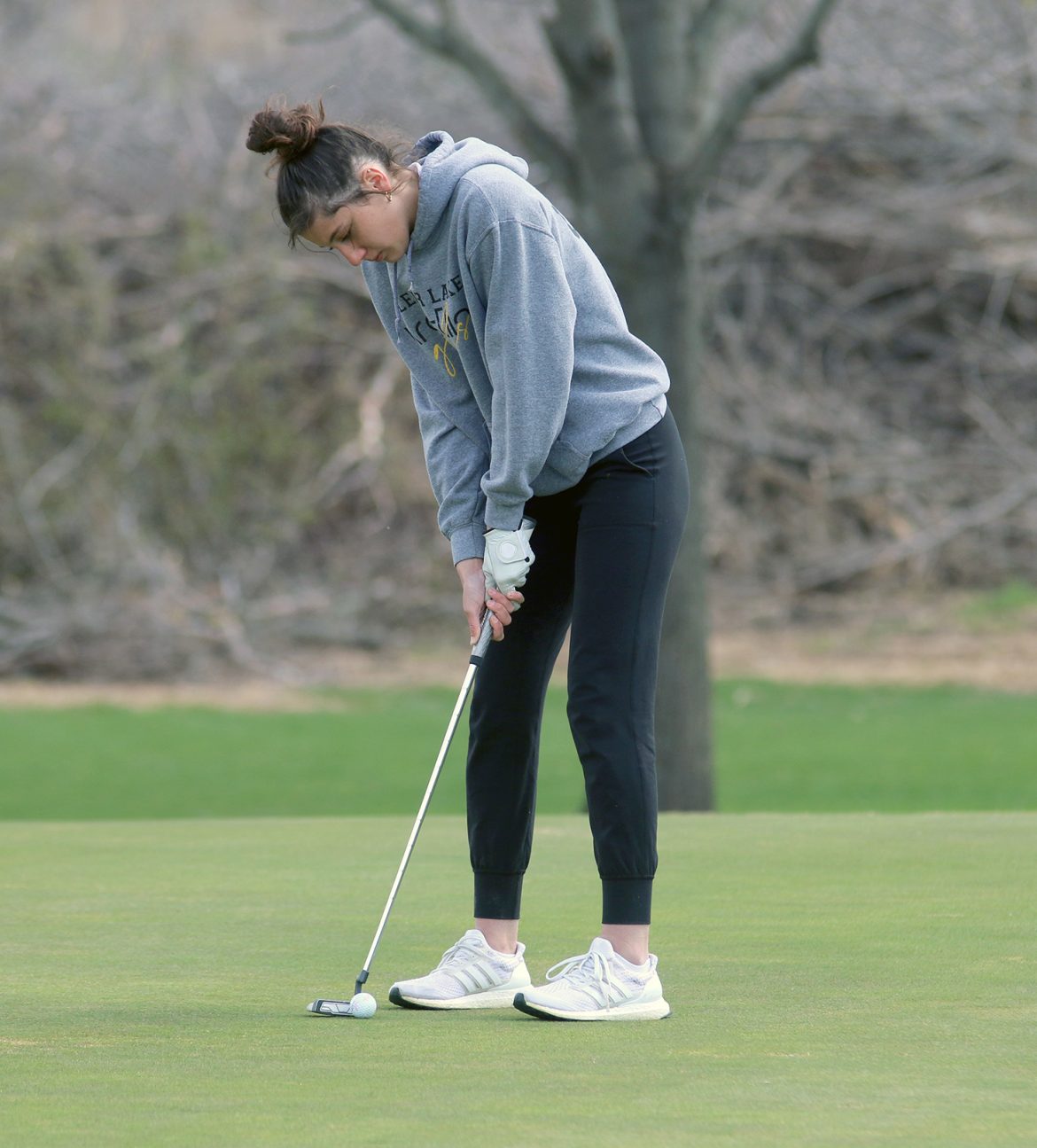 Lion girls golf competes well at Ames, home