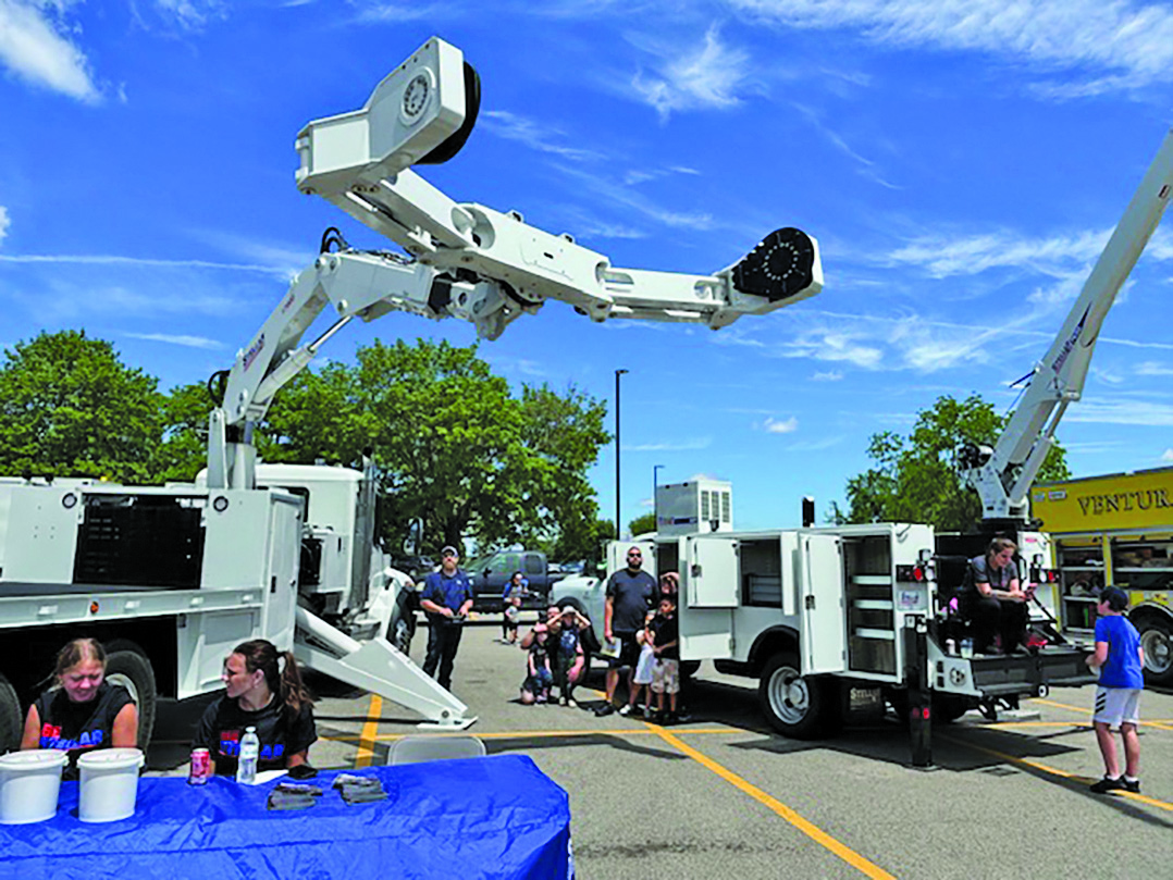 Big machines and excited kids plentiful at Children’s Museum and CLAW event