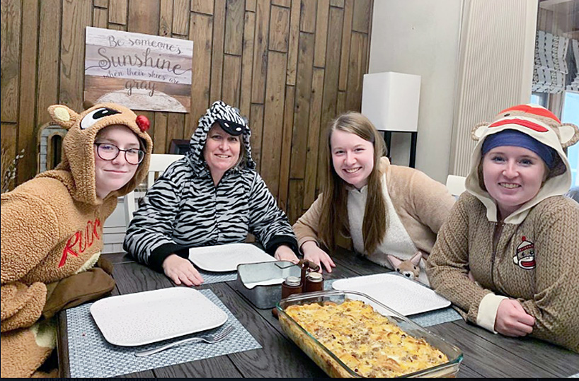 Theme meals have provided family entertainment during quarantine