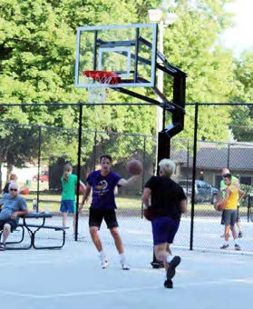 Basketball coach Pedersen takes  players to Hewett Park