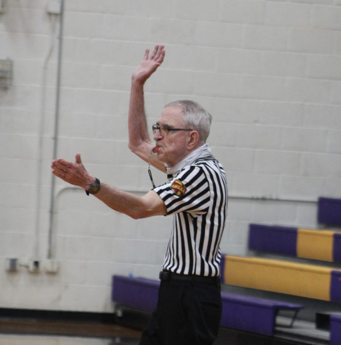 No foul play – Jerry Becker now in his 62nd year as a certified Iowa sports official