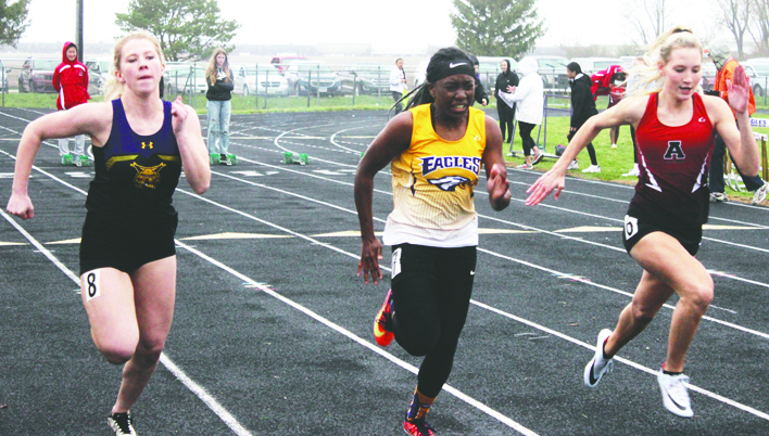 Lady Eagles host  home relays last Thursday