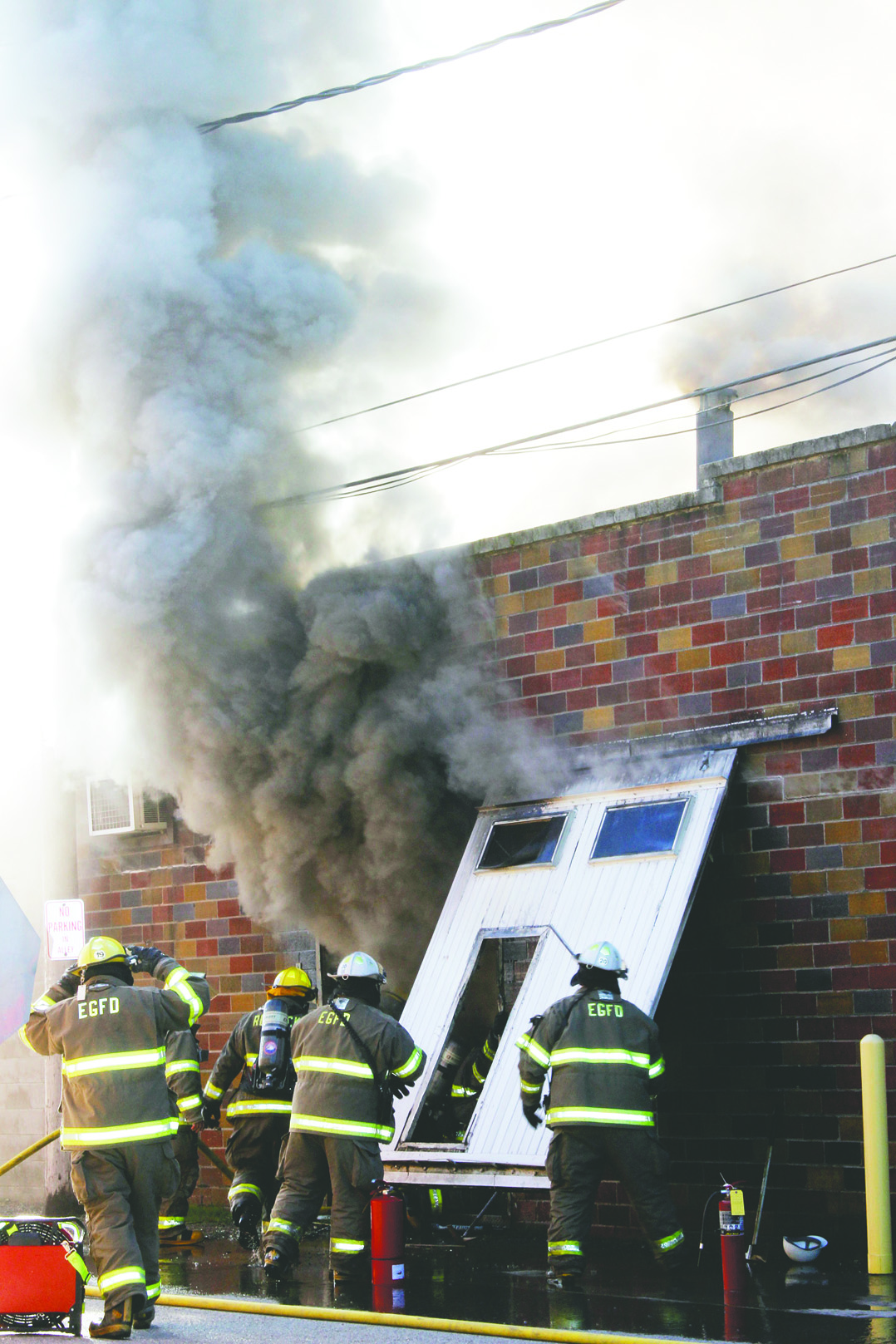 Fire at Lewright Meats