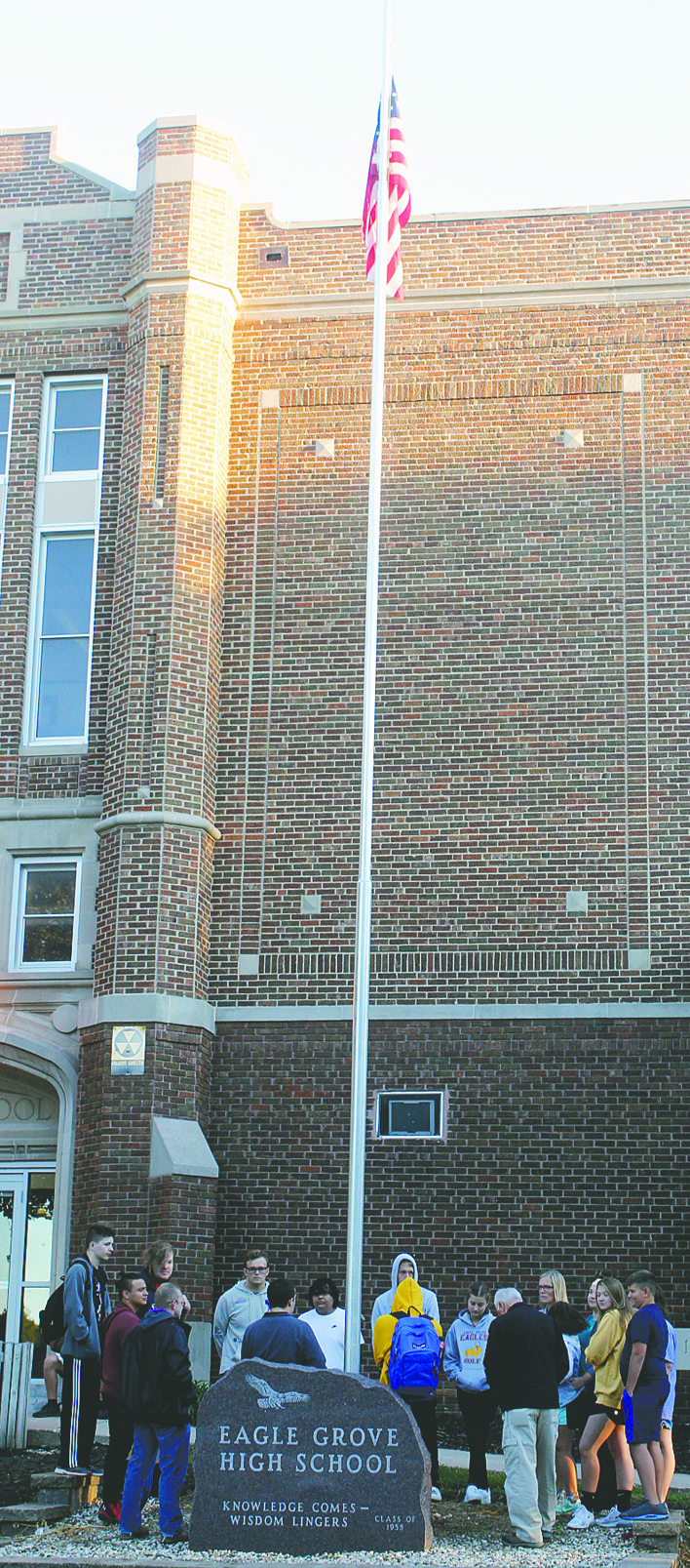 Eagle Grove students participate in “See You at the Pole”