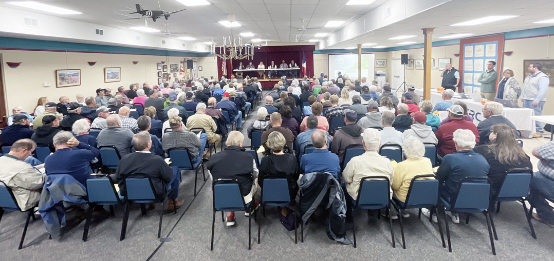 Pipeline meeting draws large crowd last week