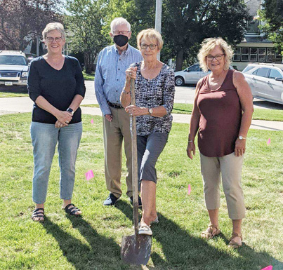 Eagle Grove United Methodist Church creating Prayer Garden