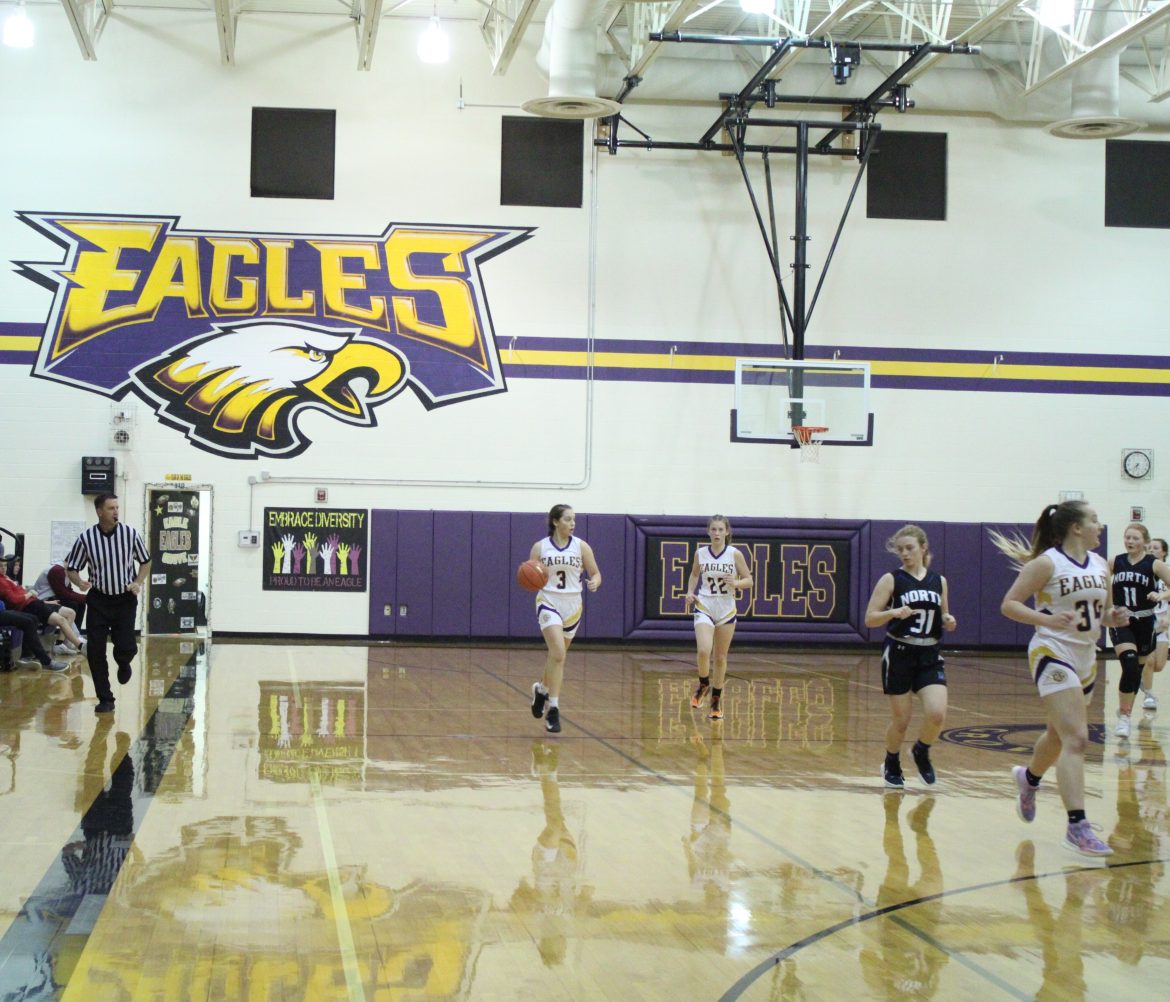 Eagle girls capture first victory this season