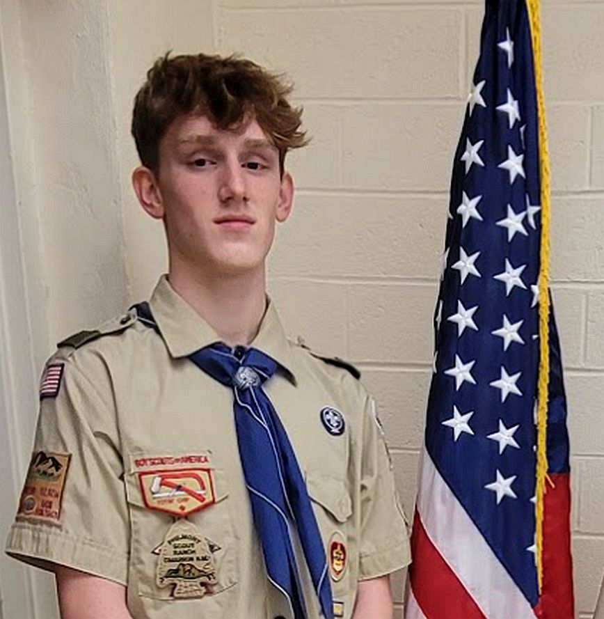 Third local Eagle Scout of 2022 races ahead of the curve; humbly honors Veterans