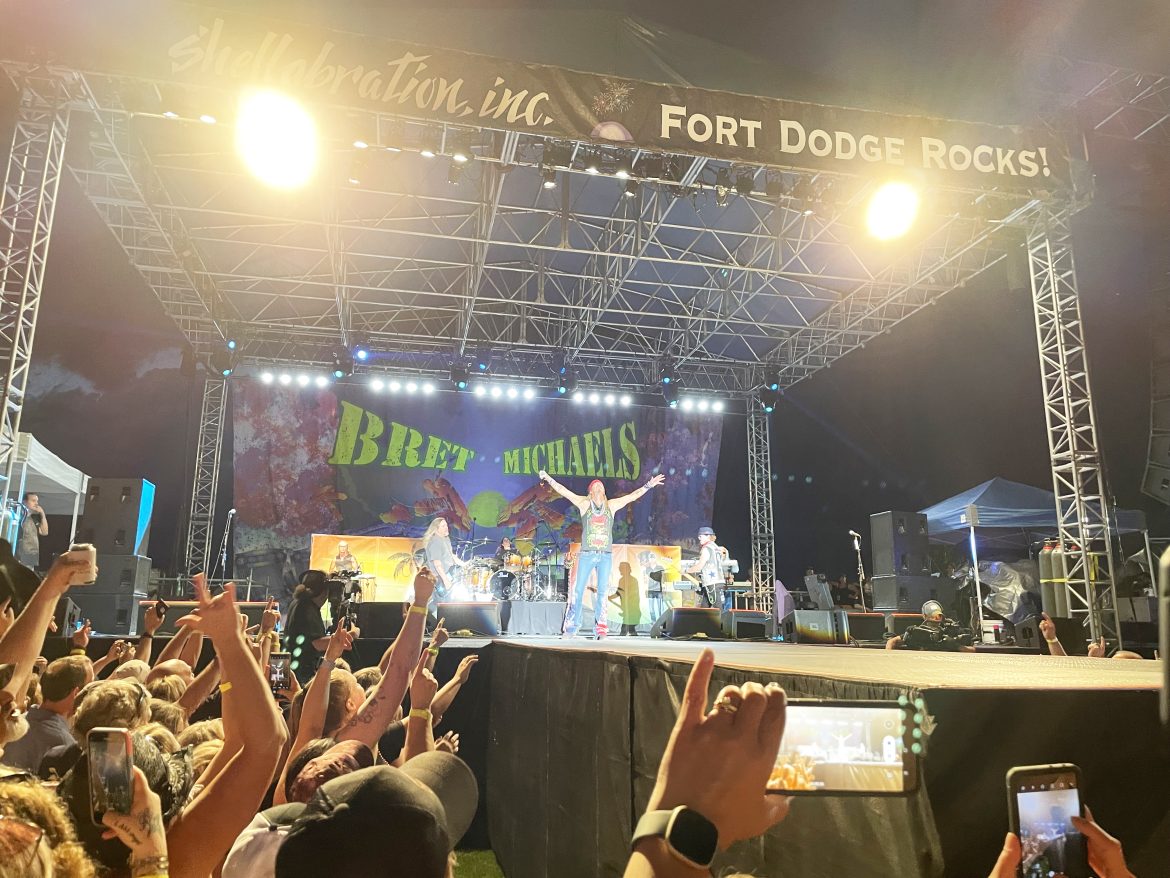 Bret Michaels rocks North Iowa at Shellabration