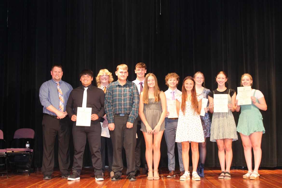 Seven local students inducted to National Honor Society