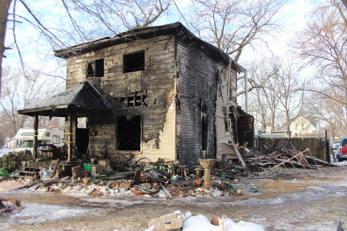 Local family regrouping after tragic house fire