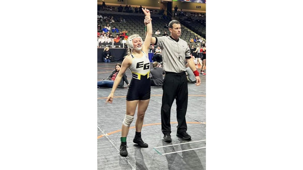 Historic first season of Girls Wrestling sees four Lady Eagles headed to state!