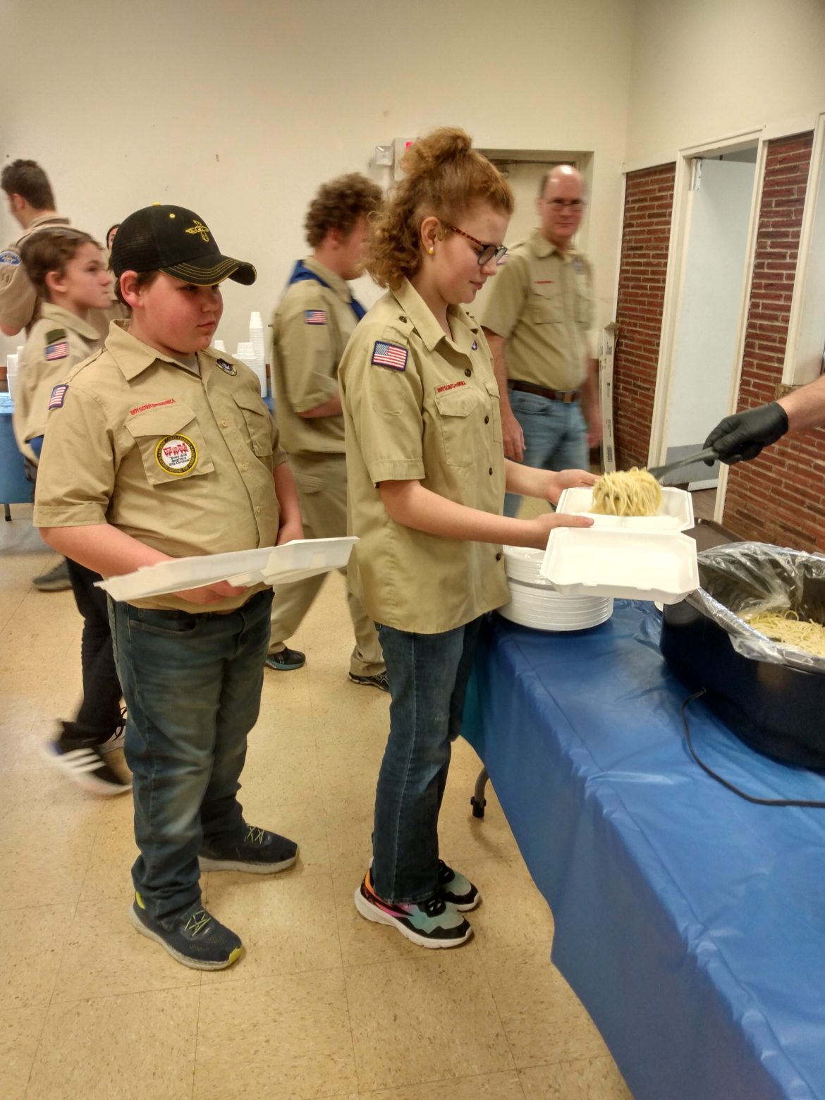 Lions Club spaghetti dinner is the final feast of a fattening weekend