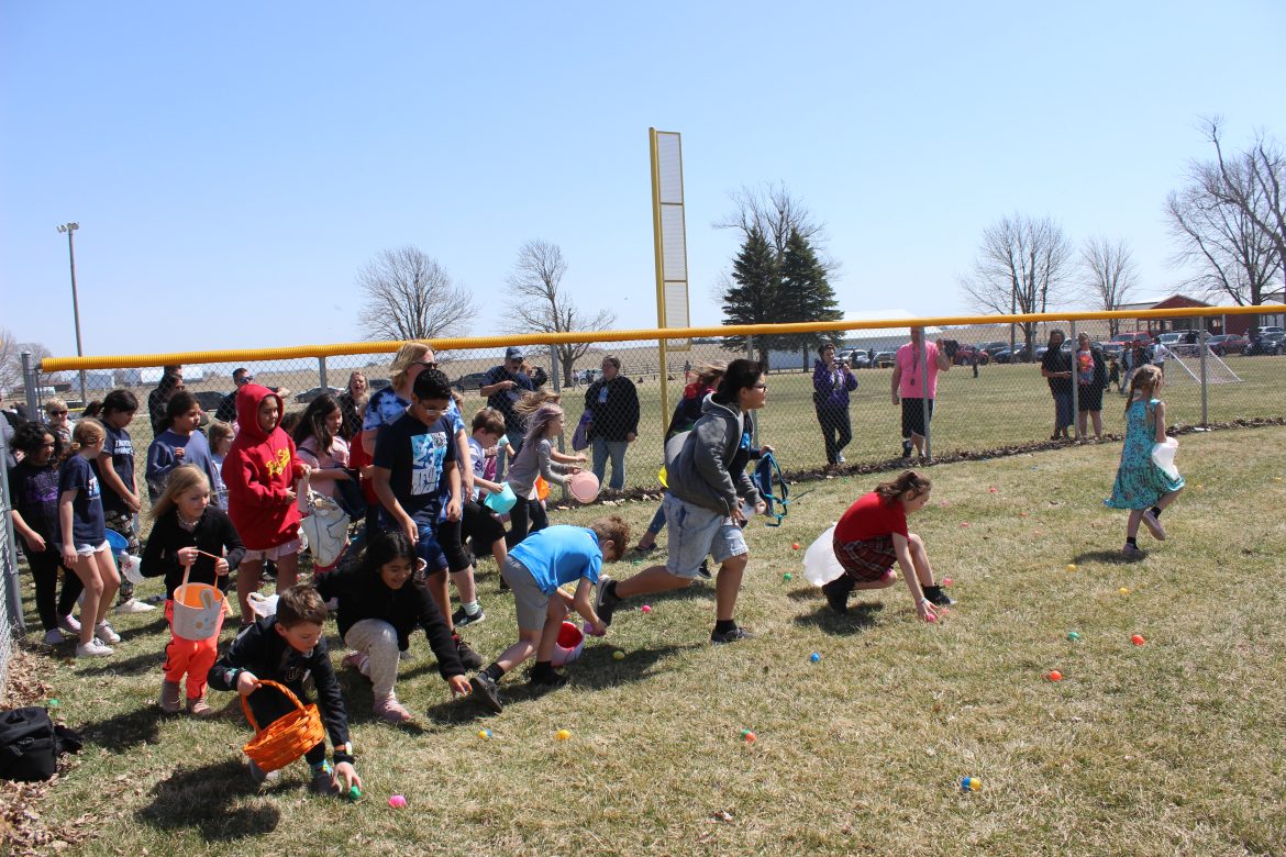 Easter Bunny brings the heat to annual Easter Egg hunt