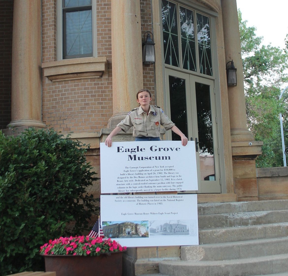 Local teen poised to make history as county’s first female Eagle Scout