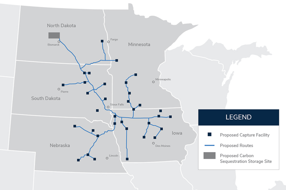 Permit denied for North Dakota leg of Summit Carbon pipeline