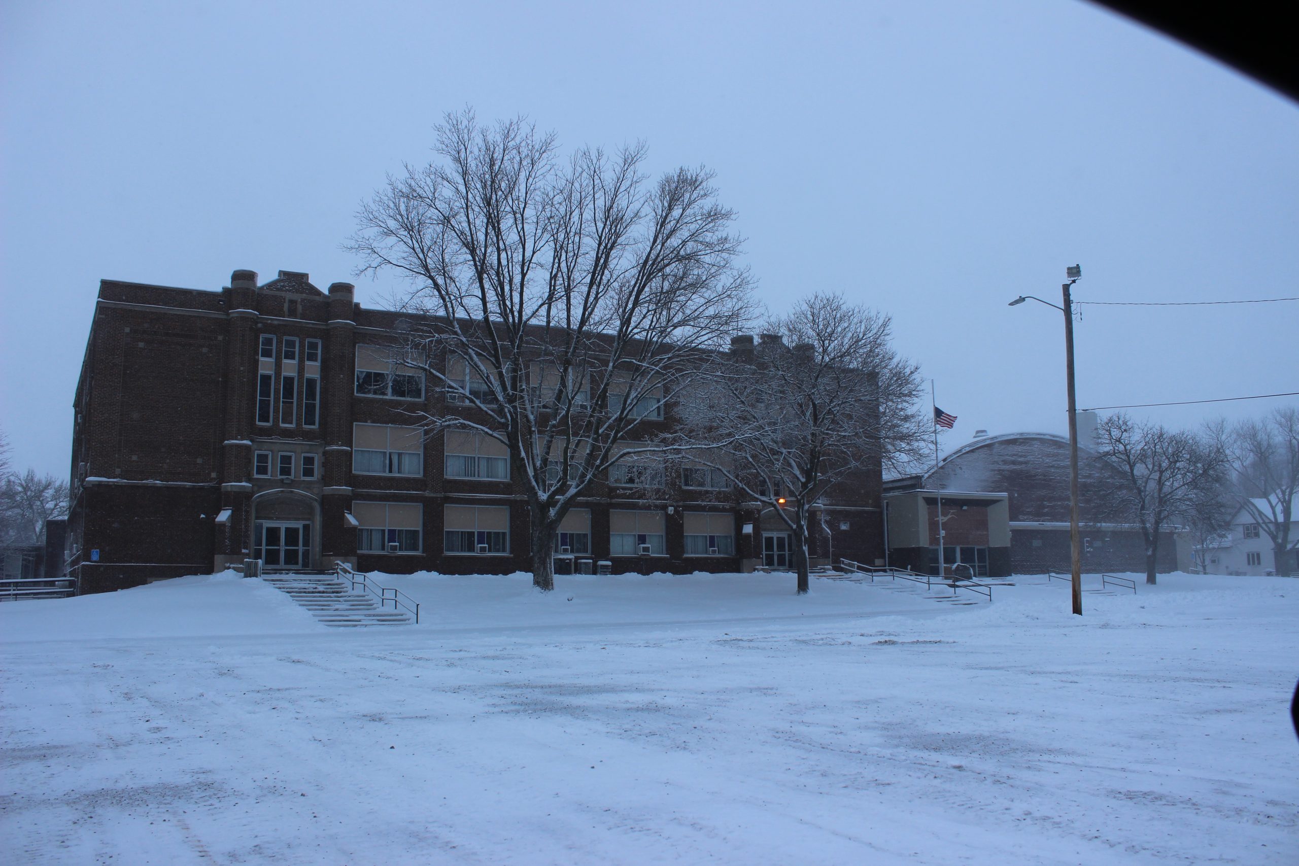 Snow at last!