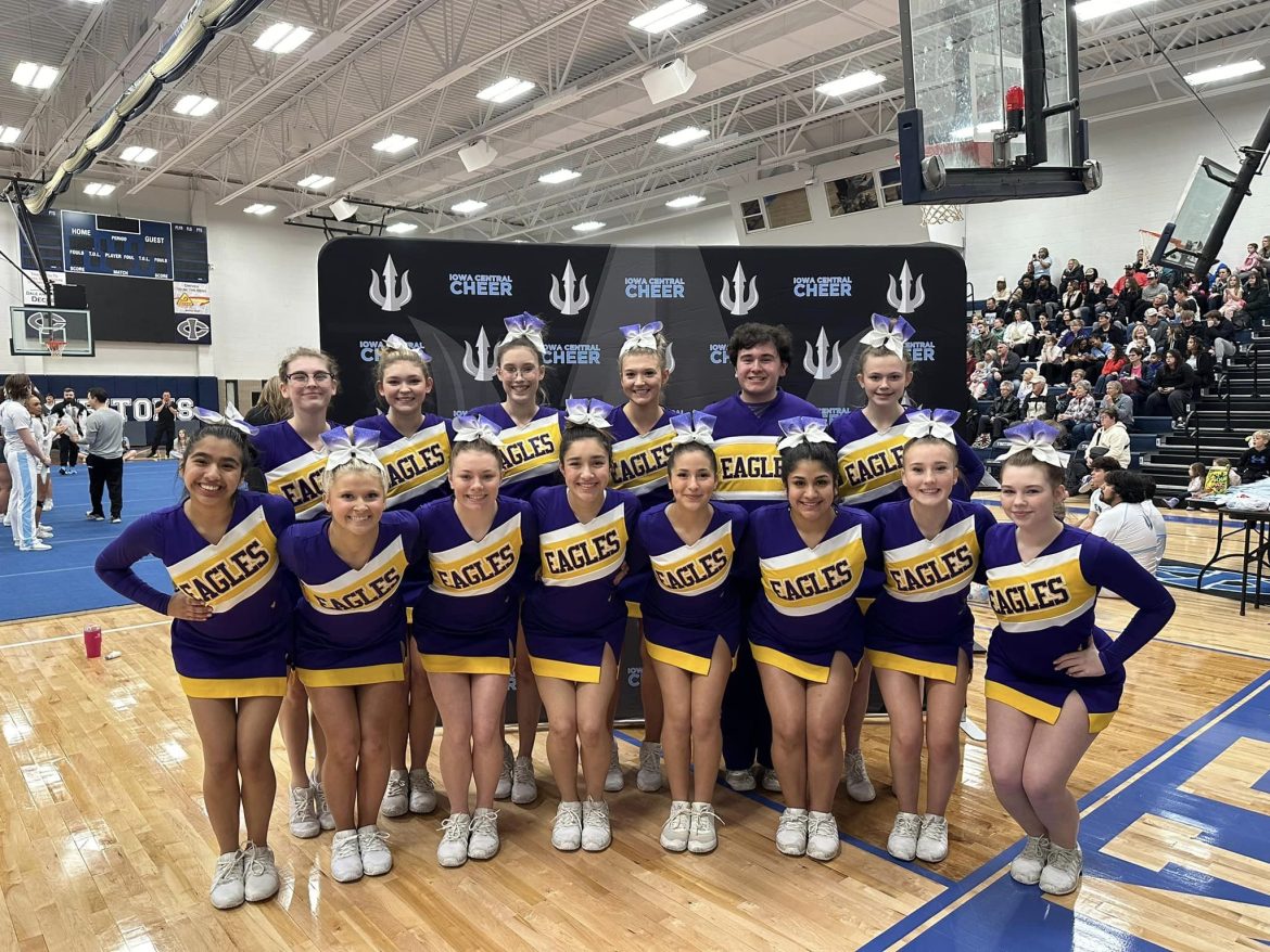 Eagles Cheer at Iowa Central Nationals Showcase