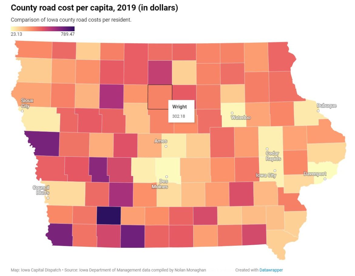 Who will be left to pay for rural Iowa’s roads?