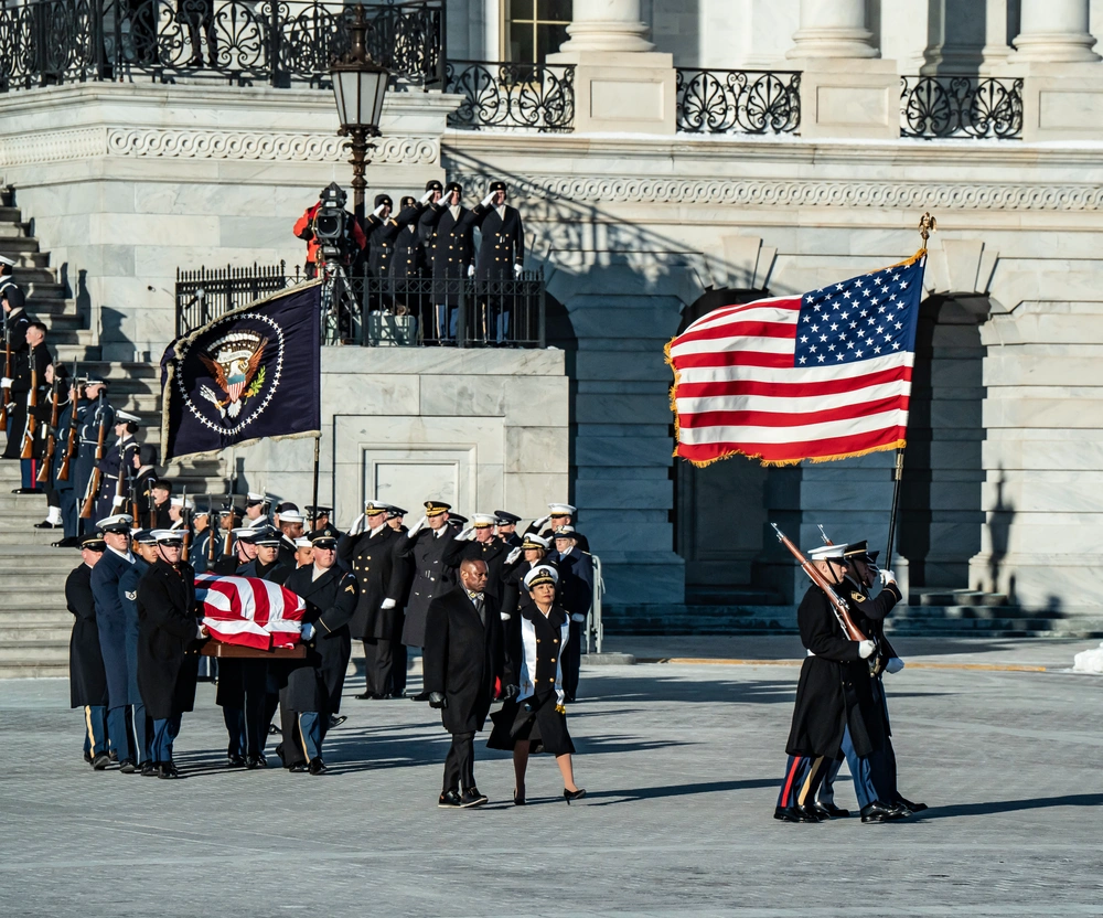 Former President Jimmy Carter honored at state funeral