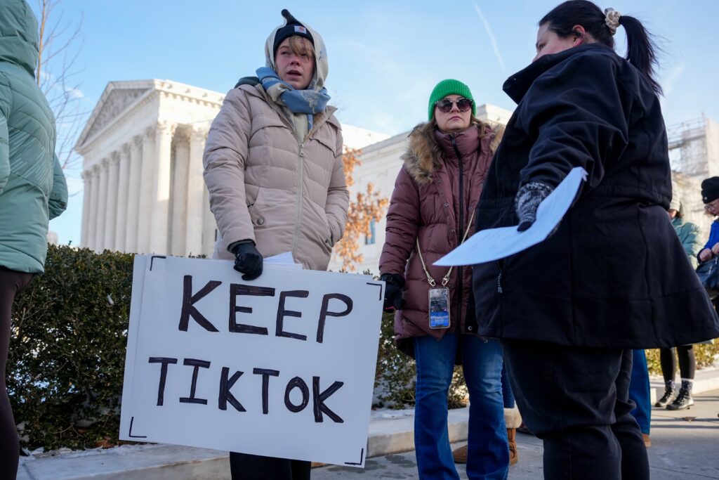 Skeptical Supreme Court justices weigh a rescue of TikTok from nearing ban