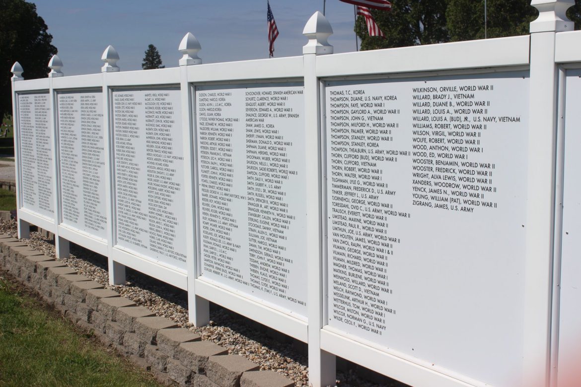 Veterans Memorial Sign Refreshed at Rose Hill Cemetery Ahead of Memorial Day