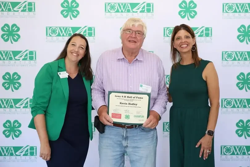 Hadley Inducted Into 4-H Hall of Fame