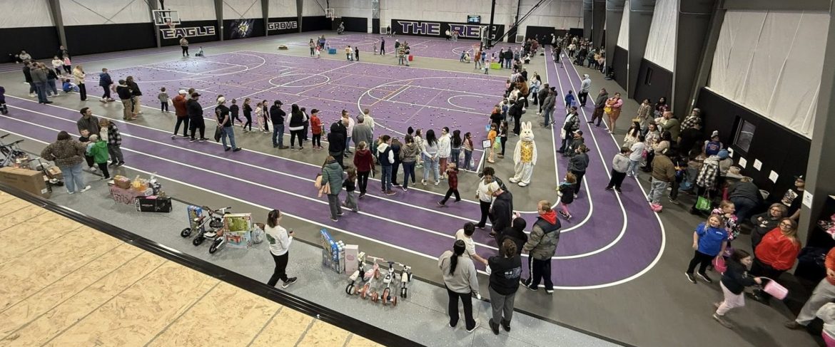Nasty Forecast Can’t Stop Easter Egg Hunt at The Rec