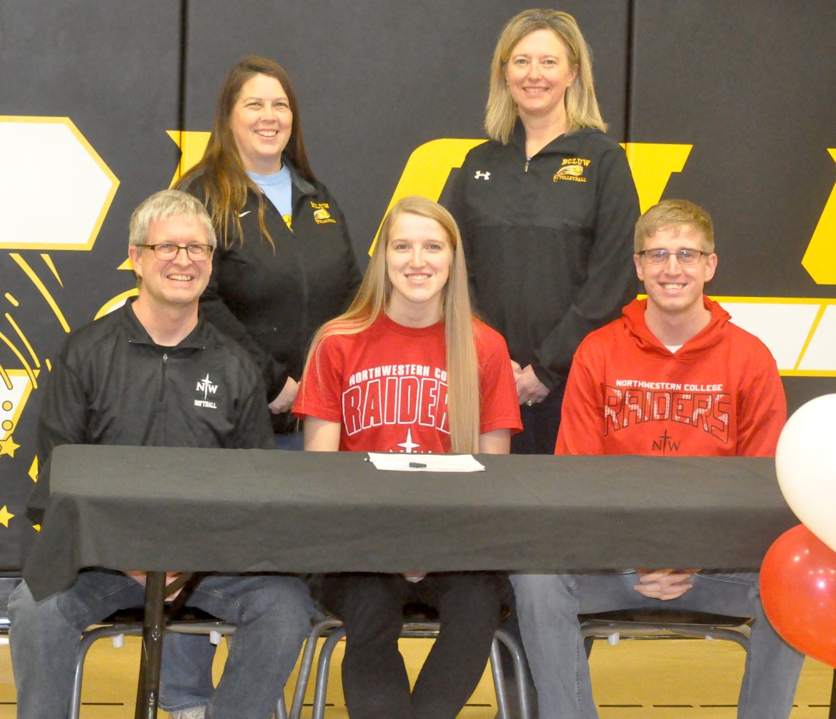 Ubben signs with Northwestern College volleyball program