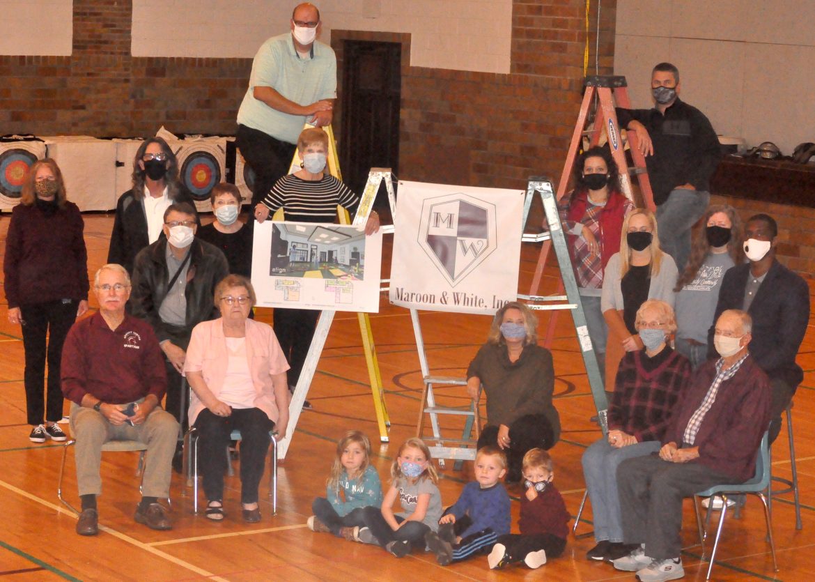A big step forward: Maroon and White Committee holds “mini-groundbreaking” at Upper Elementary