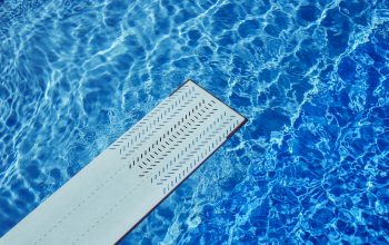 gray diving board
