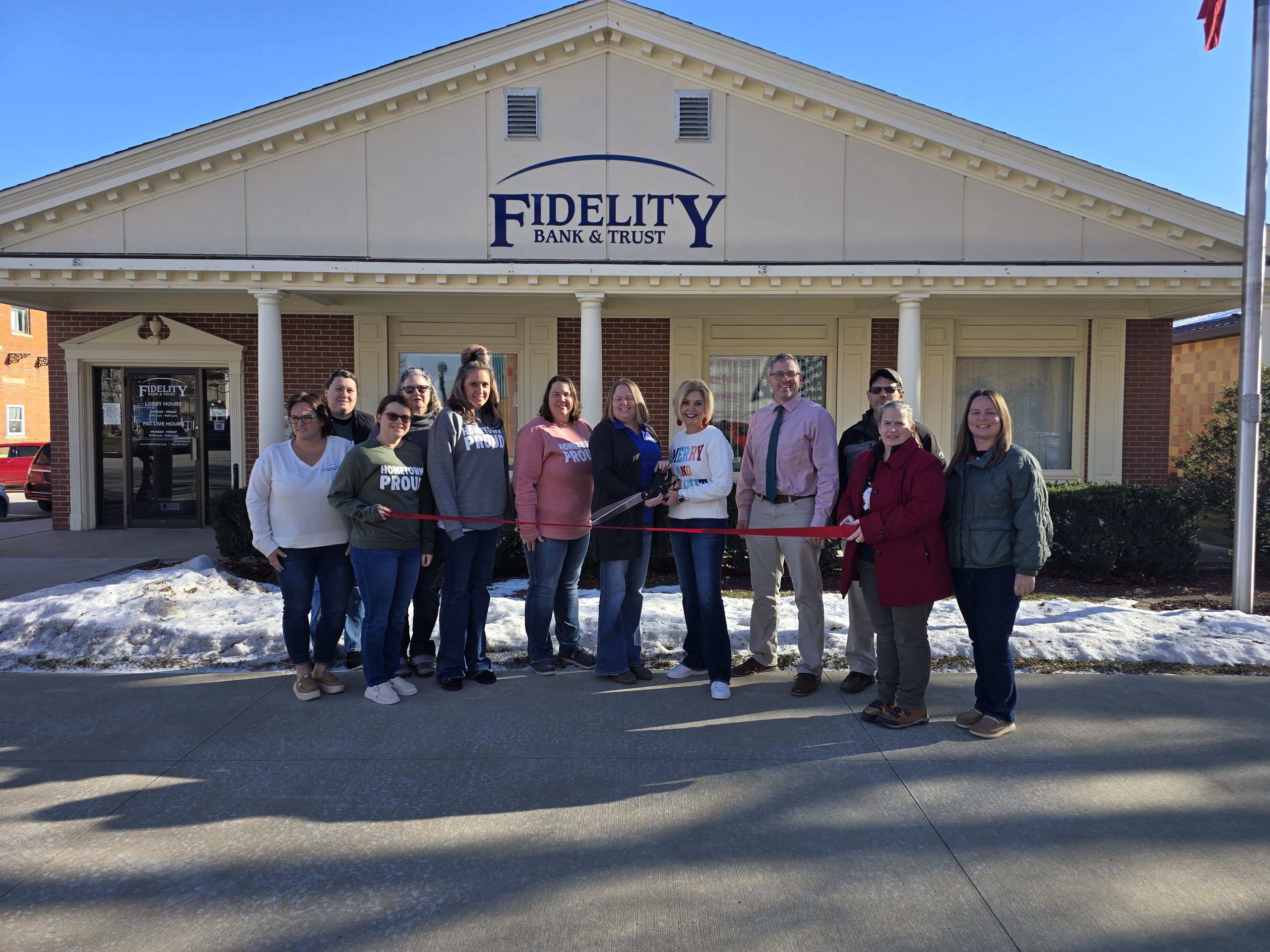 Ribbon Cut for Fidelity Bank