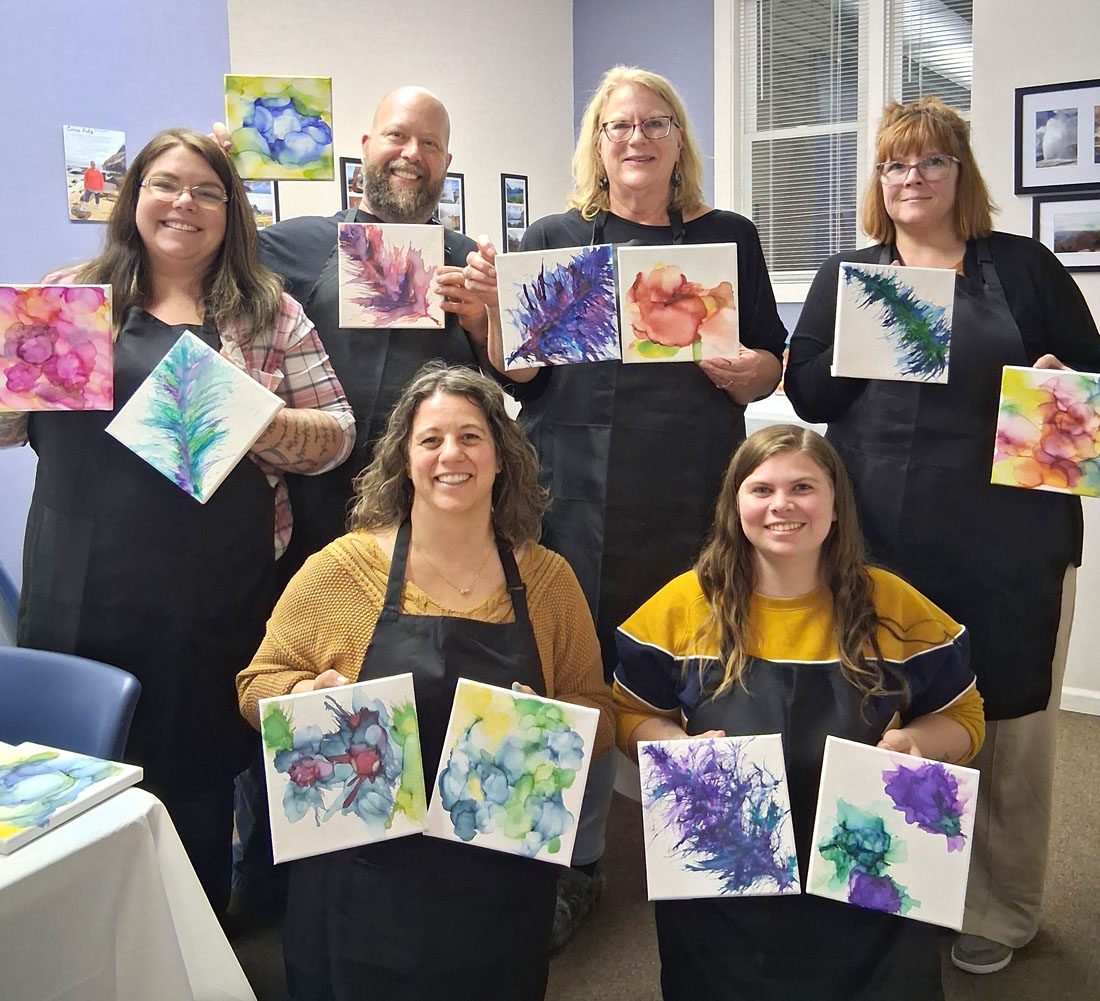 Ink and Sip artists in Forest City