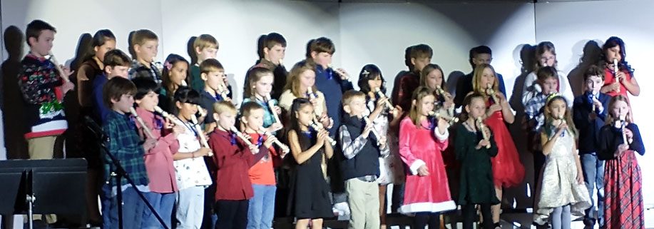 Christmas concert at North Iowa Elementary