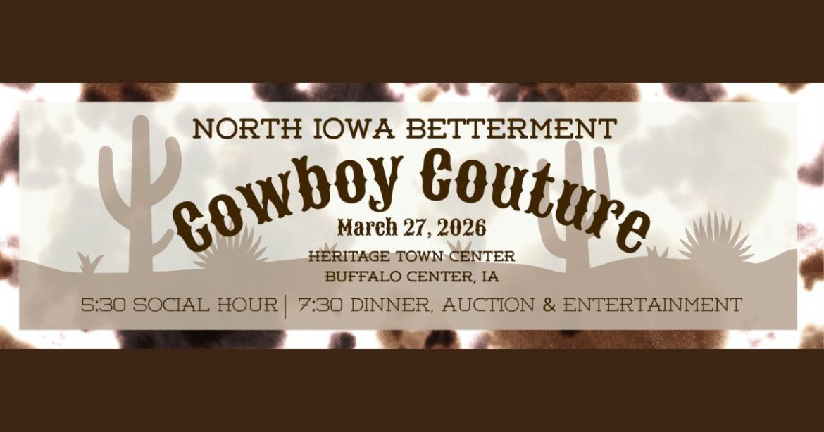 North Iowa Betterment Gala this Saturday