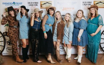 North Iowa Betterment hosted an incredible evening for their biennial Gala on March 27. Cowboy Couture was this year’s theme, with the Gala taking place at the Heritage Town Center in Buffalo Center. The event serves as a fundraiser for North Iowa Betterment and supports the organization’s other activities throughout the year. Members of the Gala Committee who helped plan the event include, from left: Emily Angstman, Mara Frerichs, Alicea Porter, Megan Ostermann, Haley Divan, Shelby Thilges, Anna Oppedahl, and Katie Mathahs. (Photo by Jamie Lynn Price)