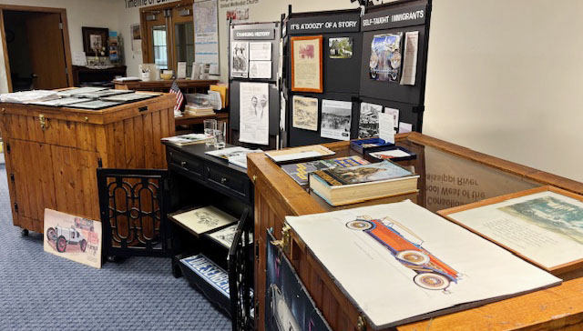 Special exhibit on Duesenberg automobiles at the Heritage Museum
